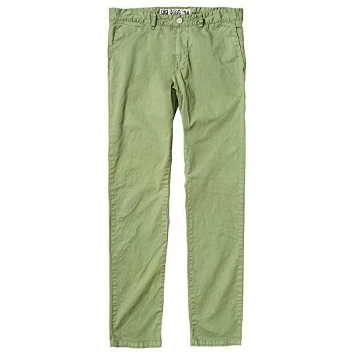 Globe goodstock - pantaloni, modello chino, da uomo, verde (faded evergreen), 31