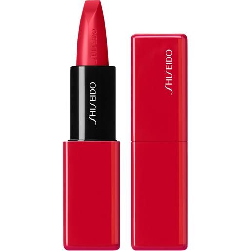 Shiseido techno. Satin gel lipstick 3.3g rossetto 416 red shift