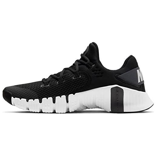 Nike free metcon 4, scarpe da calcio unisex-adulto, black/black-volt, 36 eu