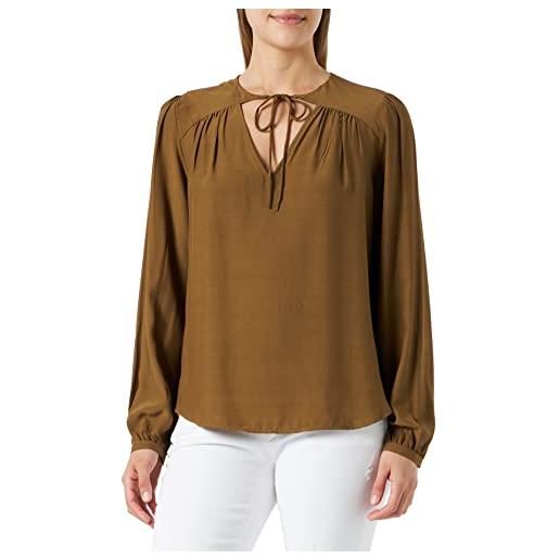 Sisley blouse 56iclq03g, military green 3p7, s donna