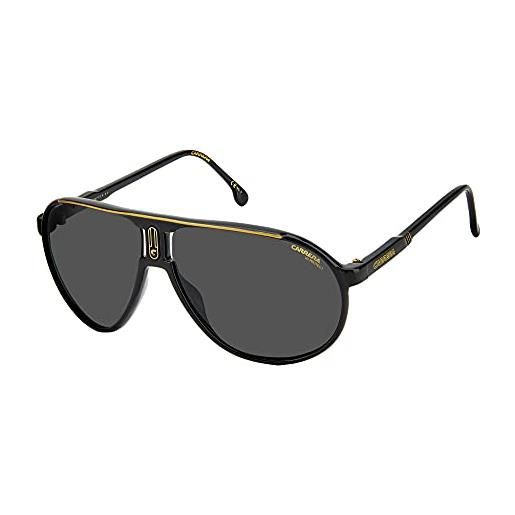 Carrera occhiali da sole champion65/n black/grey 62/12/130 unisex