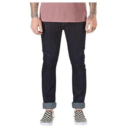 Vans - v76 skinny denim jeans da uomo, uomo, v76 skinny, indigo, size 34/36