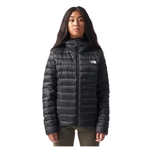 The North Face - giacca in piumino con cappucio da donna, nero, m
