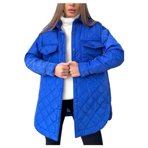 JLTPH donna giacca coat a maniche lunghe vestiti di cotone giacca imbottita adatto casual cardigan per autunnale e invernale