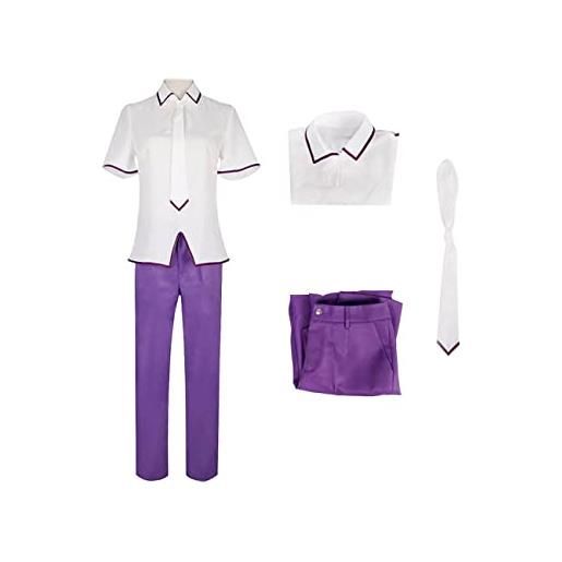 Generic anime fruits basket costume cosplay tohru anime jk school uniform suits dress halloween party outfits for girls (b, m)