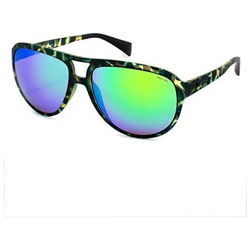 ITALIA INDEPENDENT 0117-035-000 occhiali da sole, verde, 57.0 uomo