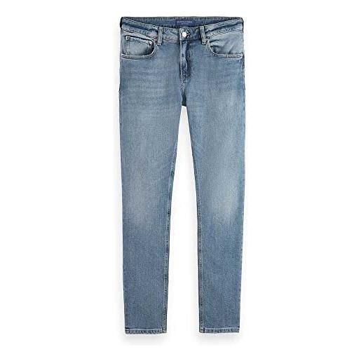 Scotch & Soda jeans skinny skim, ottenuto il blues 5767, w36 / l32 uomo