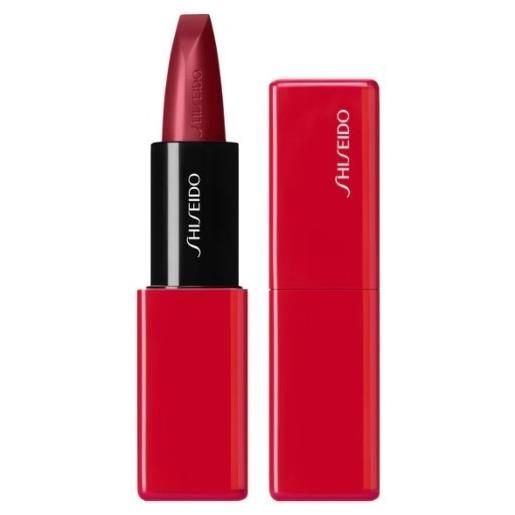 Shiseido technosatin gel lipstick - rossetto matte n. 411 scarlet cluster
