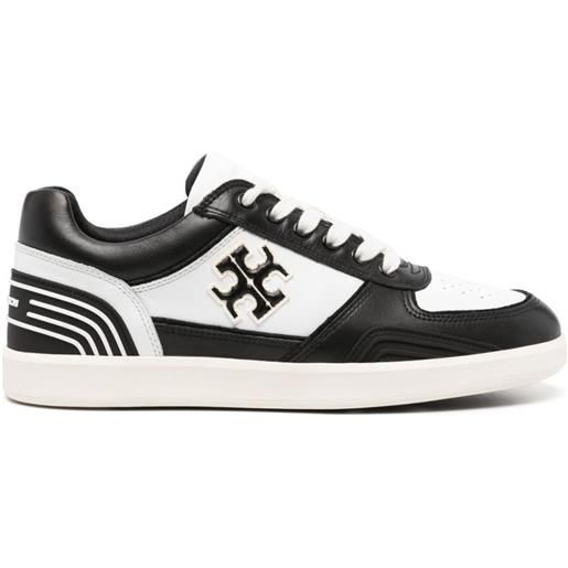 Tory Burch sneakers court con design color-block - nero