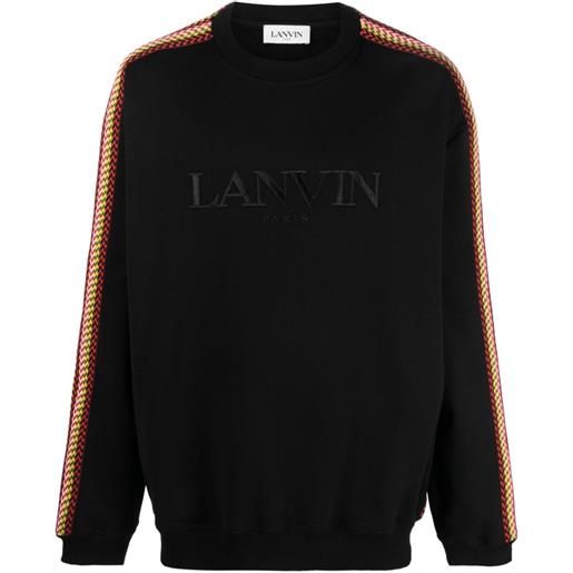 Lanvin t-shirt curb con decorazione - nero