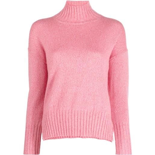 Peserico maglione a collo alto - rosa
