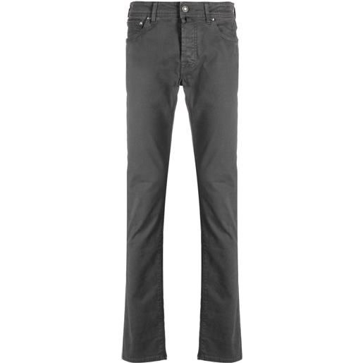 Jacob Cohën jeans slim con applicazione - grigio