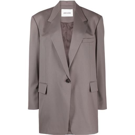 Low Classic blazer monopetto sartoriale - grigio