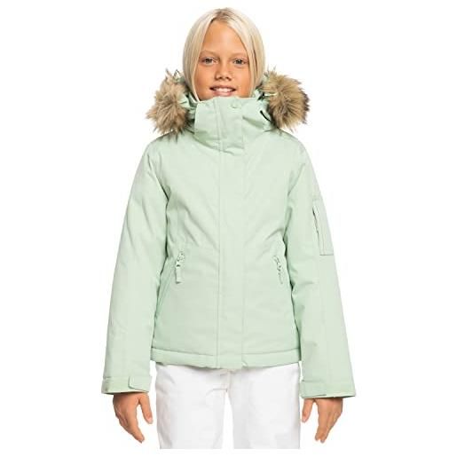 Roxy meade giacca da snow imbottita da ragazza 8-16 rosa
