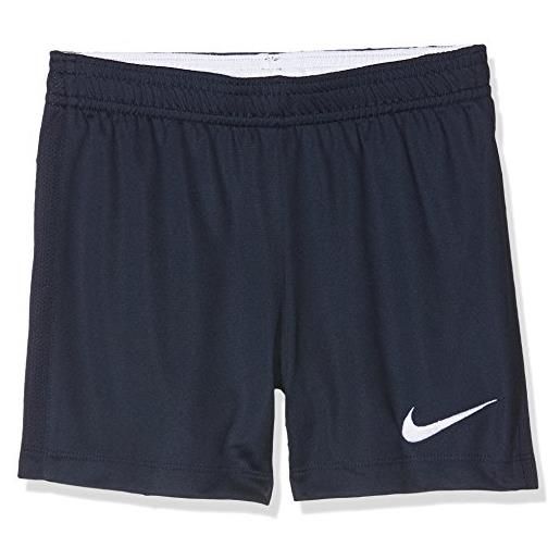 Nike academy18 knit short, pantaloncini sportivi bambino, obsidian/obsidian/(white), xl