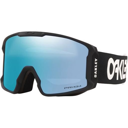 Oakley line miner l prizm snow ski goggles nero prizm iridium snow sapphire/cat3