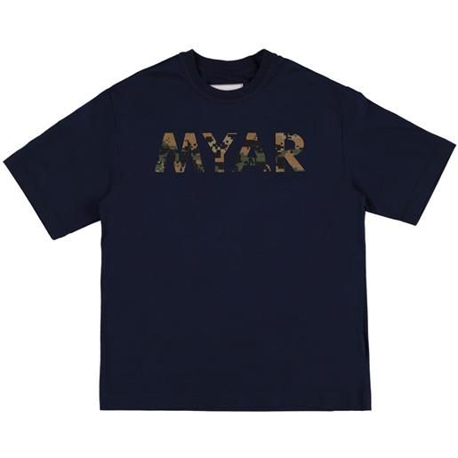 MYAR t-shirt in jersey di cotone con logo
