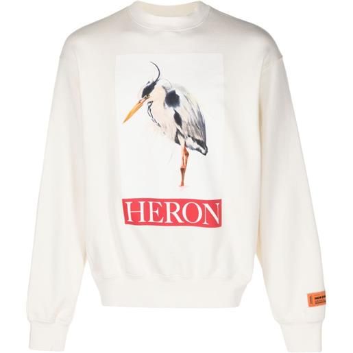 Heron Preston felpa heron is a bird - toni neutri