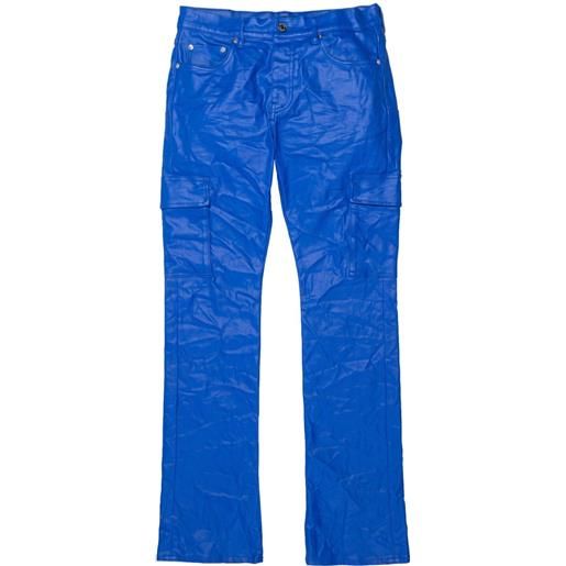 Purple Brand pantaloni dritti con applicazione - blu