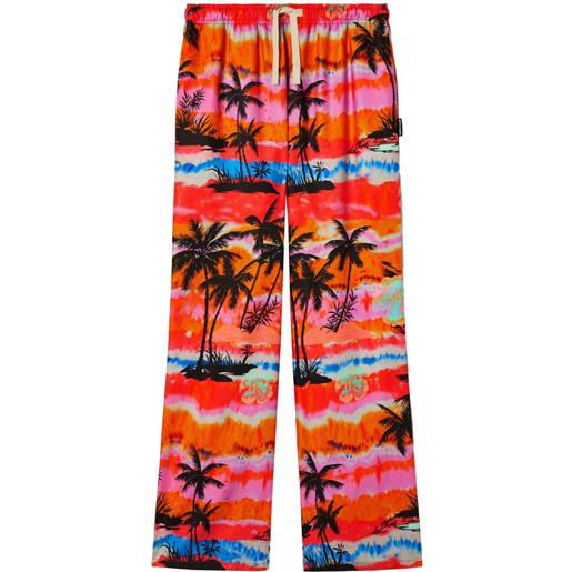 Palm Angels pantaloni a gamba ampia - multicolore