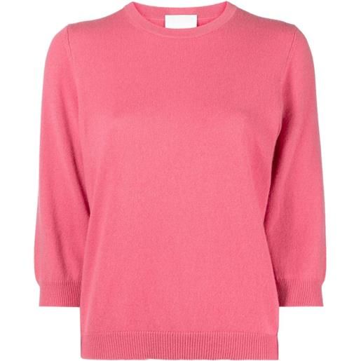 Allude maglione a mezze maniche - rosa