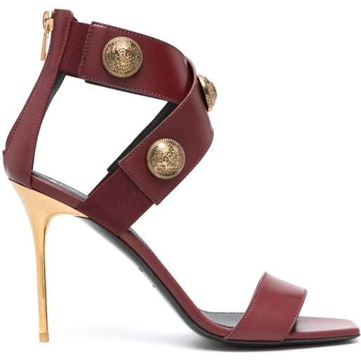Balmain sandali alma 95mm - rosso