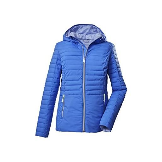 Killtec women's giacca trapuntata con cappuccio/giacca in effetto piumino kos 117 wmn qltd jckt, blue, 34, 37928-000