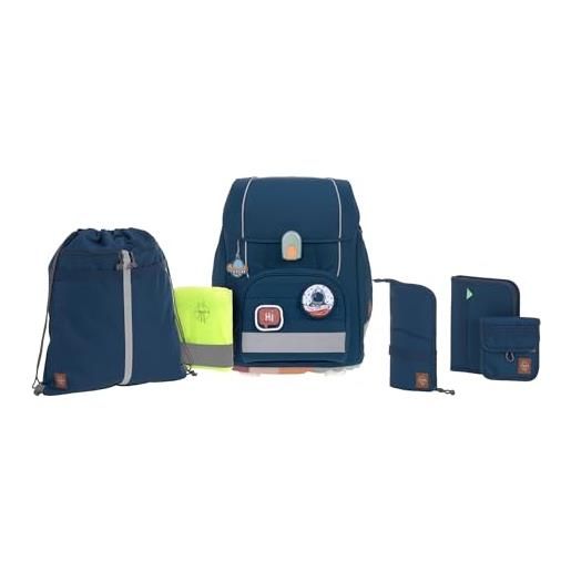 Lässig set di borse per la scuola da 7 pezzi per bambini/school set boxy unique navy
