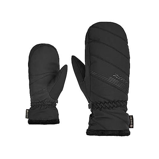 Ziener kasiana - guanti da sci da donna | gore-tex, nero, 7,5