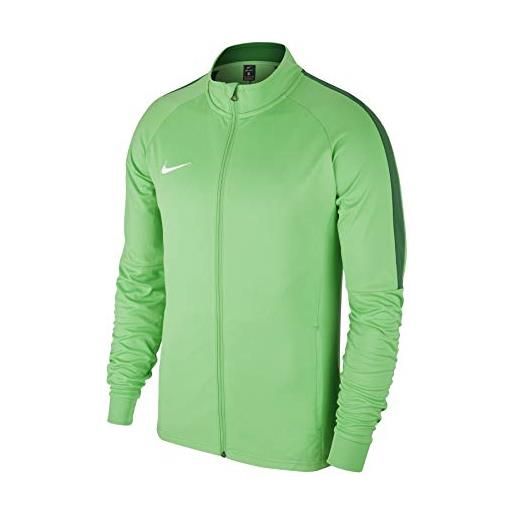 Nike dry academy 18 track giacca, uomo, lt spark verde / verde pino / bianco, 2xl