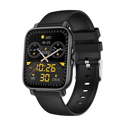 SIMBAE gt30 1.69''smartwatch orologio sportivo bt3.0 + bt5.1 orologio intelligente ip67 impermeabile fitness tracker orologio multifunzionale compatibile per android ios call watch con batteria 180mah