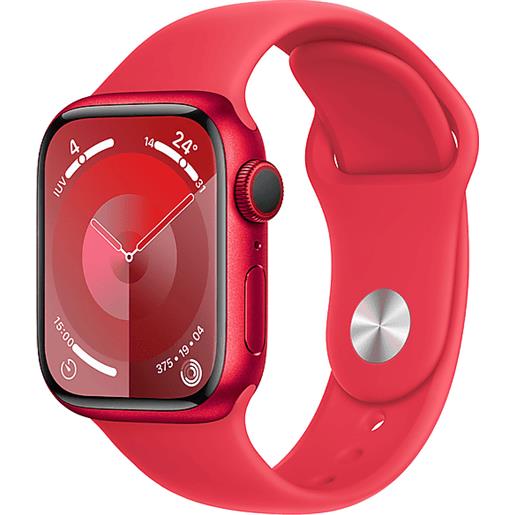 APPLE watch series 9 gps + cellular, cassa 41 mm in alluminio (product)red con cinturino sport - m/l