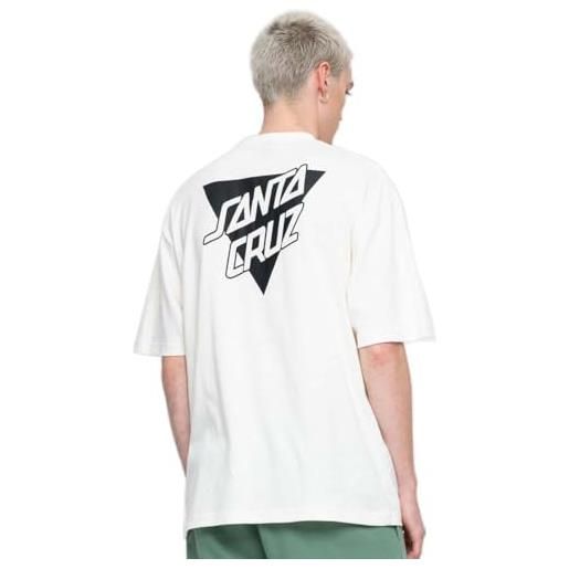 Santa cruz t-shirt stacked strip reverse, cotone non sbiancato, xxl