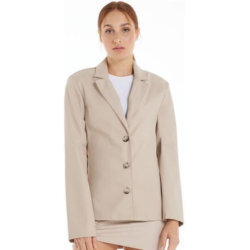Tezenis giacca/blazer effetto spalmato opaco donna naturale