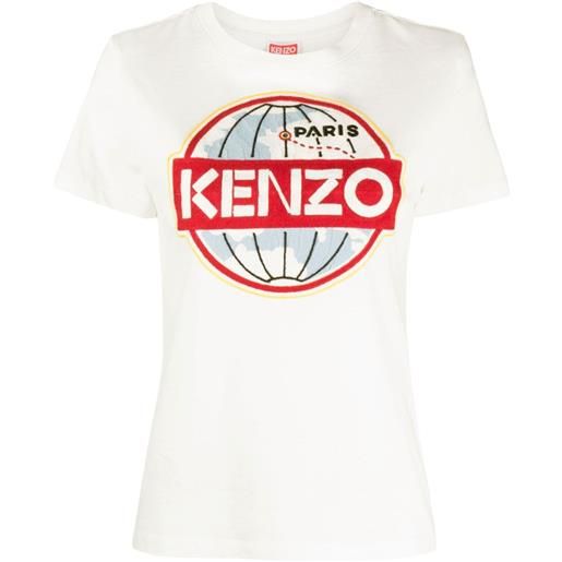 Kenzo t-shirt Kenzo world - bianco
