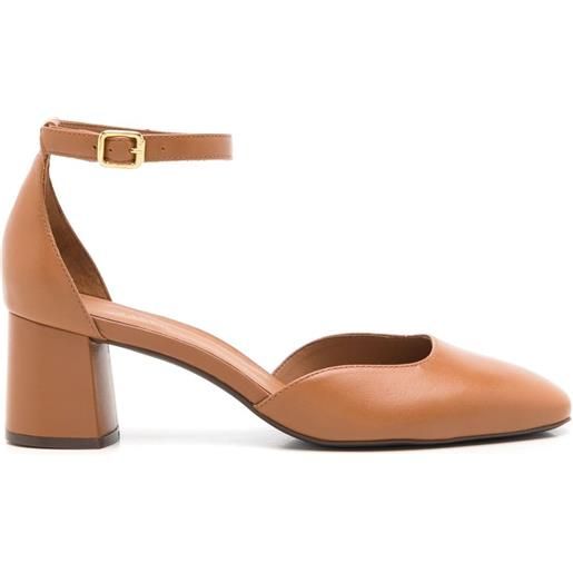 Sarah Chofakian sandali florence in pelle - marrone