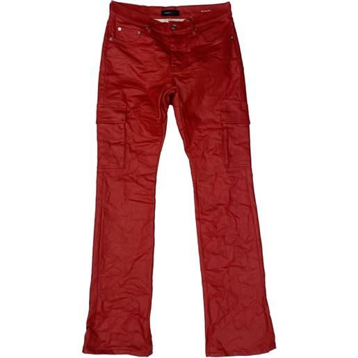 Purple Brand jeans svasati - rosso