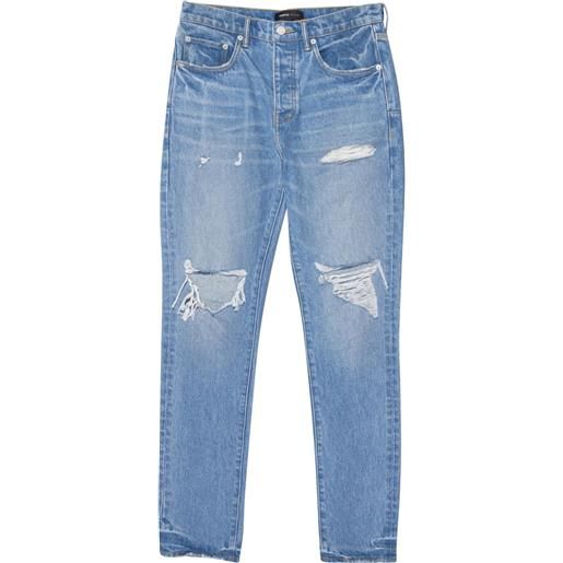 Purple Brand jeans affusolati blowout - blu