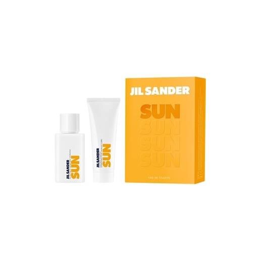 Jil Sander profumi da donna sun set regalo sun woman eau de toilette 75 ml + hair & body shampoo 75 ml