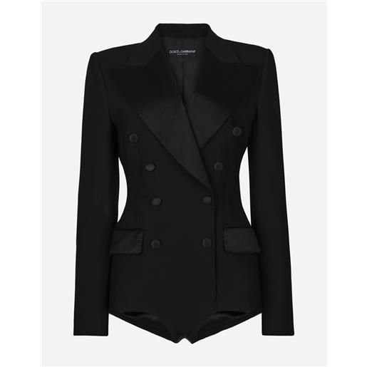 Dolce & Gabbana giacca tuxedo doppiopetto a body