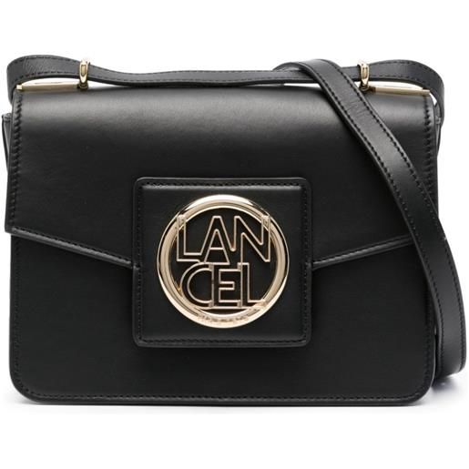 Lancel borsa roxane con ruches - nero