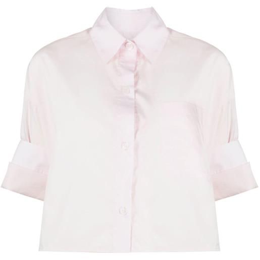 TWP camicia crop - rosa