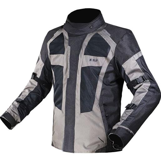LS2 giacca scout man jacket black dark grey | LS2