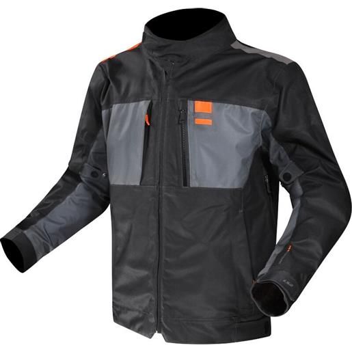 LS2 giacca titanium man jacket blue h-v orange | LS2
