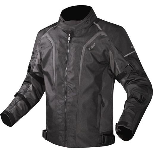 LS2 giacca sepang man jacket black dark grey | LS2