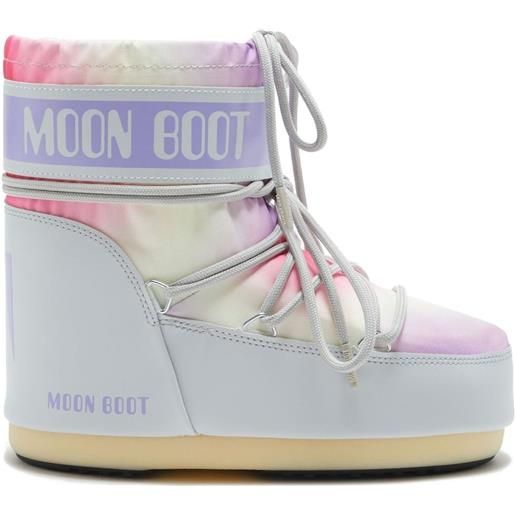 Moon Boot stivali icon con fantasia tie dye - grigio