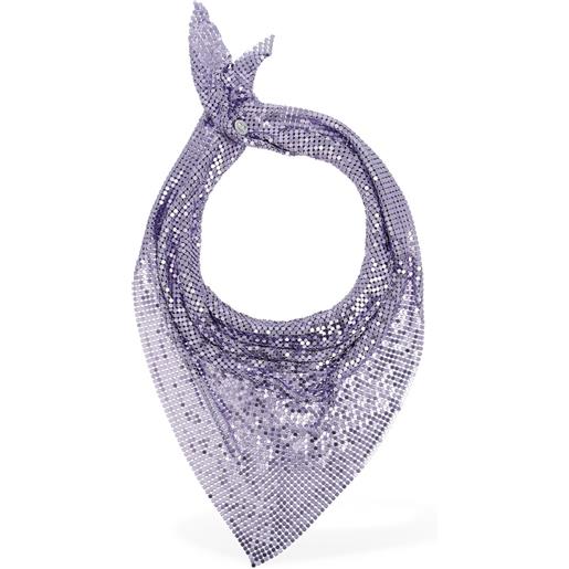 RABANNE pixel mesh scarf