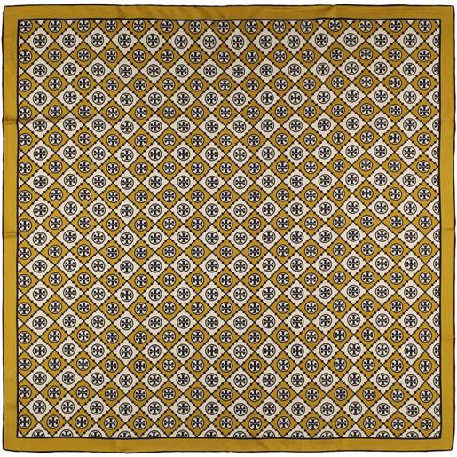 TORY BURCH foulard in seta stampa monogram