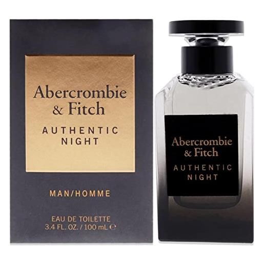 Abercrombie & Fitch new: Abercrombie & Fitch authentic night man 100ml edt spray