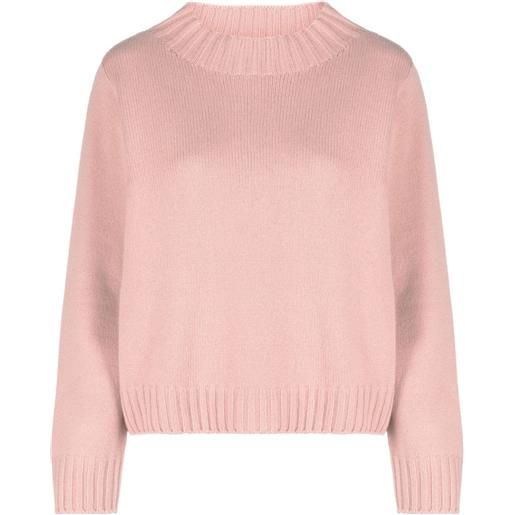 Fabiana Filippi maglione con collo rialzato - rosa